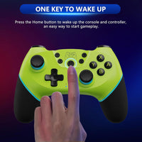 Wireless Switch Controller with Hall Effect Joysticks and Turbo Function – Nexora