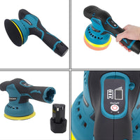Cordless Car Polisher with Dual Batteries and 8-Speed Control – Torvex