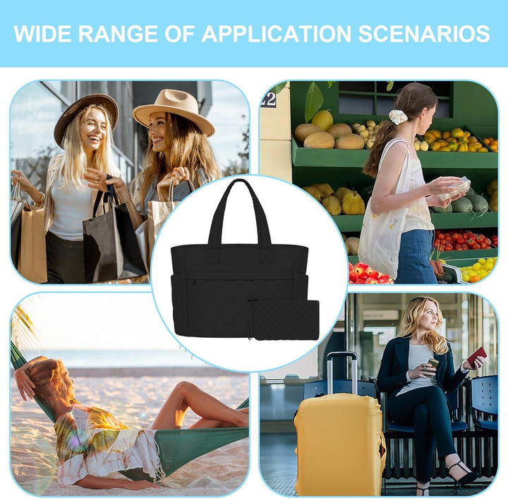 Professional Compartmented Work Bag – Large Capacity Laptop Case – Selvara