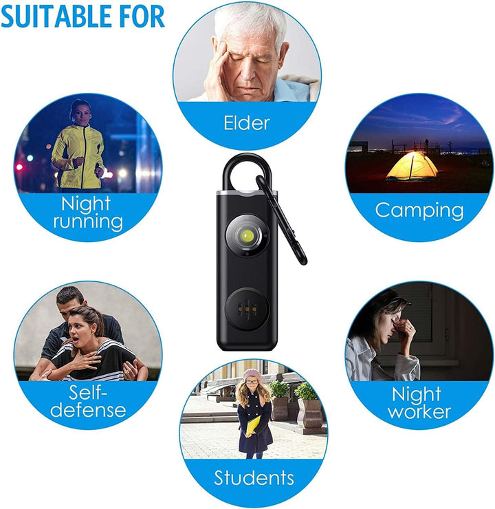 Personal Alarm Keychain 1+1 FREE – Veyora