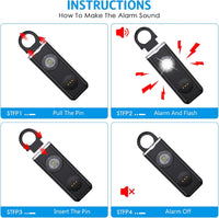 Personal Alarm Keychain 1+1 FREE – Veyora