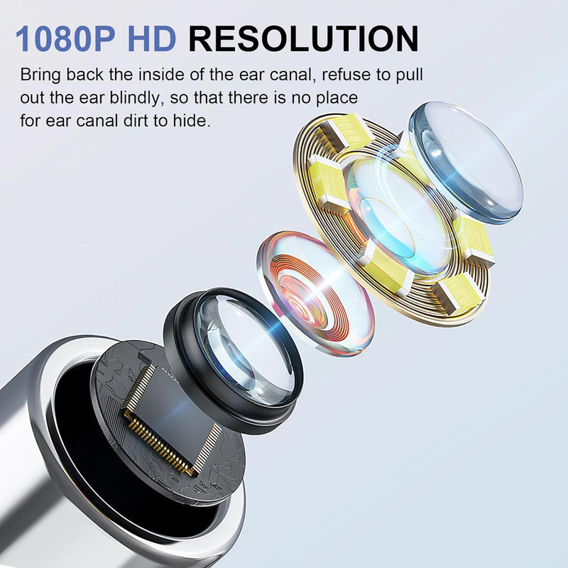 Ear Cleaning Otoscope with 3.9mm Camera and 4.3-Inch HD Screen – Claryon