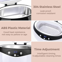 Ultrasonic Jewellery Cleaner 650ml with Watch Holder – ShineMate