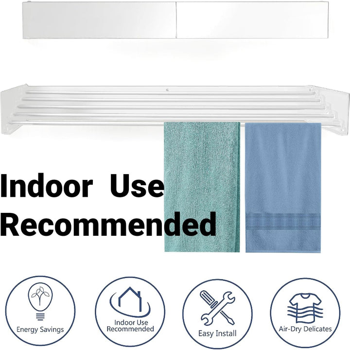Wall-Mounted Foldable Clothes Drying Rack – DryWall