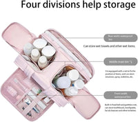 Travel Cosmetic Bag – Large Waterproof Toiletry & Makeup Organizer (4-in-1) – Selvane