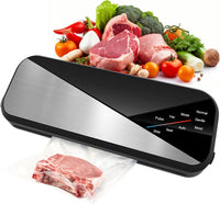 6-in-1 Vacuum Sealer with 80kPa Suction and 30cm Sealing Strip – Fresvyn