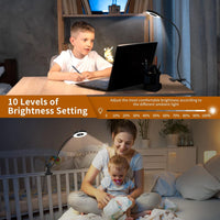 3 Colour Modes LED Desk Clamp Lamp with  & Flexible Gooseneck – Selvara (1+1 FREE)