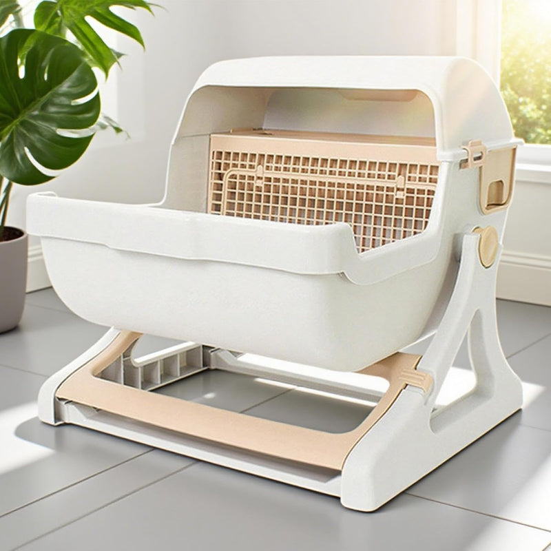 Automatic Odourless Litter Box with Open-Top Design – Felvora