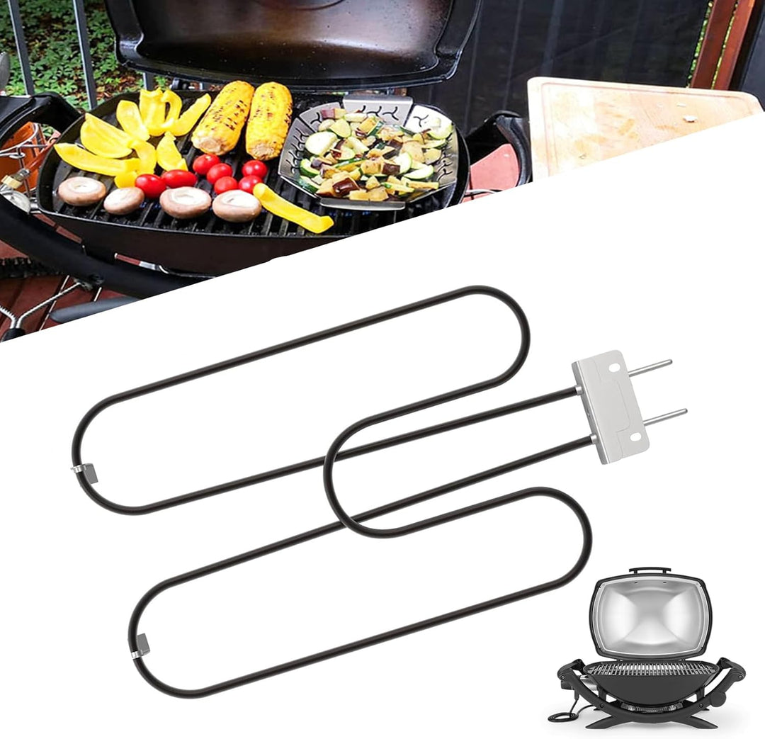 High-Power Stainless Steel Grill Heating Coil 2200W for Outdoor Electric BBQ – Zeythra