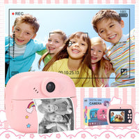 Instant Print Kids Camera with Dual Lens, HD Video and Creative Kit – Lymora