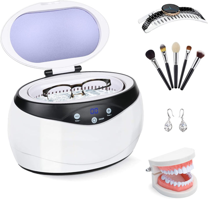 Ultrasonic Jewellery Cleaner 650ml with Watch Holder – ShineMate