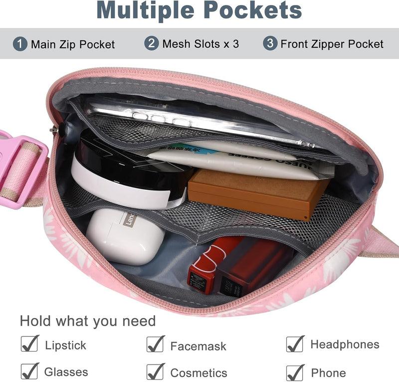 Lightweight Mini Crossbody Waist Bag with Adjustable Strap – Unisex Everyday Pack (1+1 FREE)