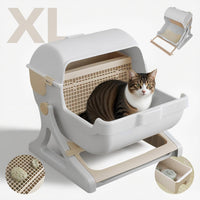Automatic Odourless Litter Box with Open-Top Design – Felvora