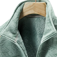 Women's Outdoor Fleece Jacket Windproof with Plant Pattern – Marit