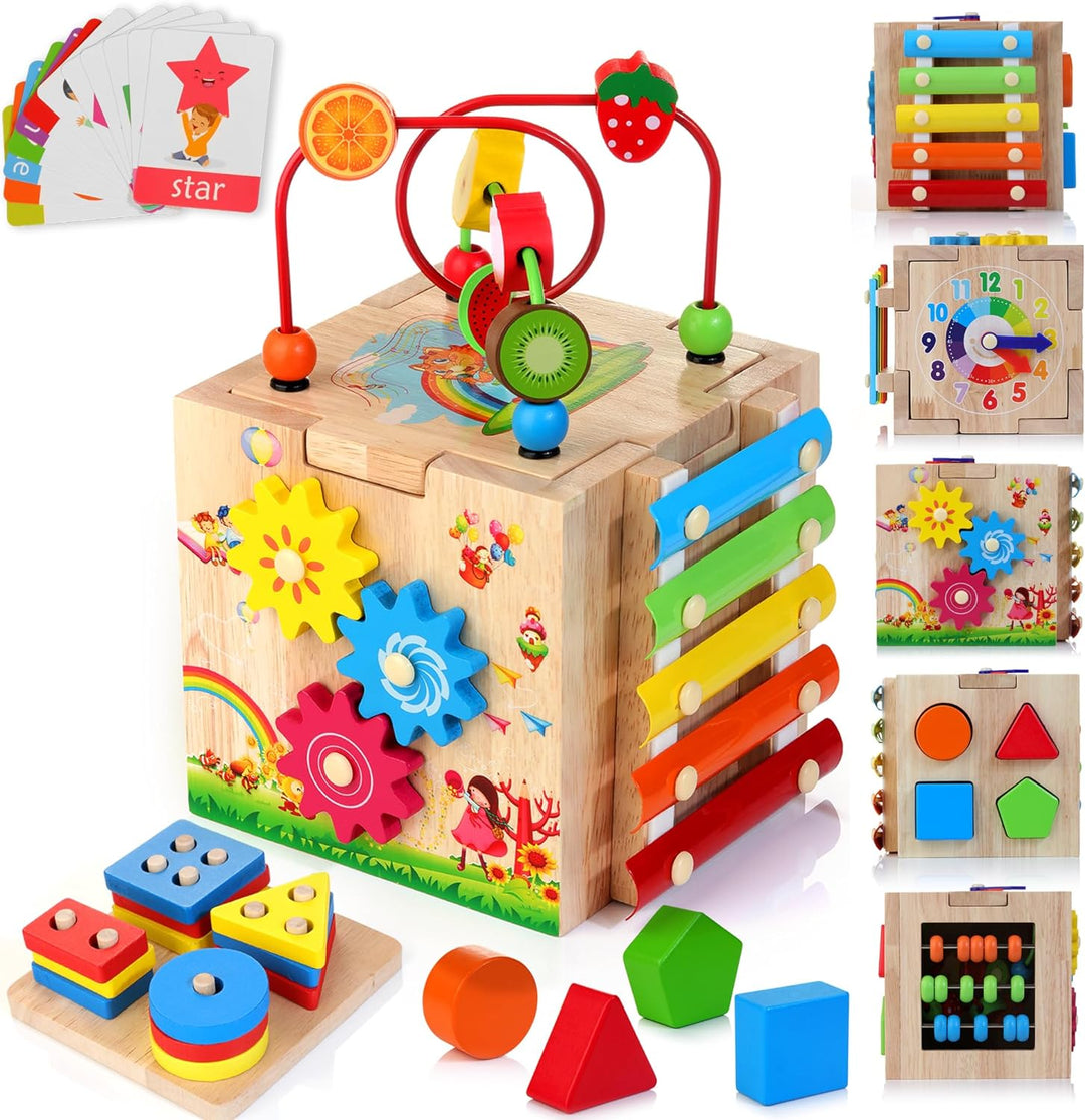 8-in-1 Montessori Play Cube – Cubbi-State of Style