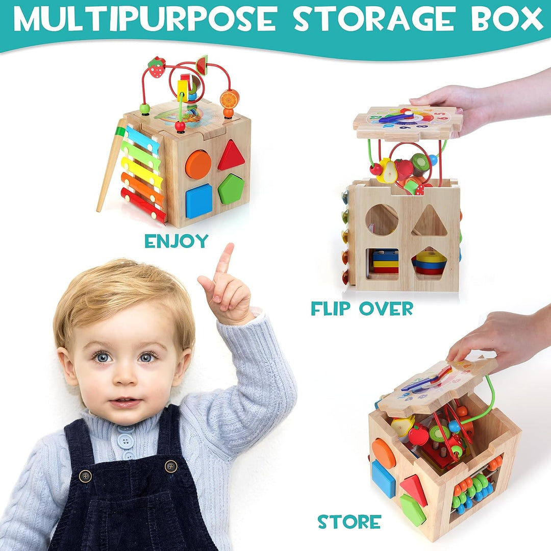 8-in-1 Montessori Play Cube – Cubbi-State of Style