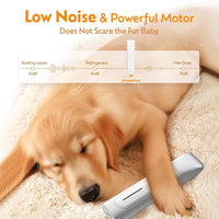 4-in-1 Cordless Pet Grooming Clippers with Nail Grinder – Velporo
