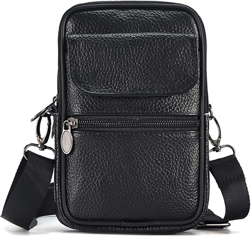 Genuine Leather Multi-Purpose Crossbody & Travel Waist Bag