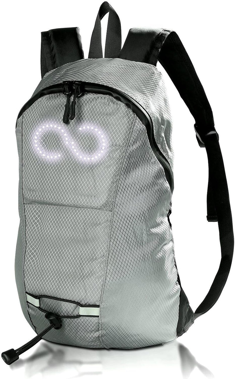 LED Travel Backpack – Waterproof Luminous Rucksack with Audio-Responsive Glow – Nexora