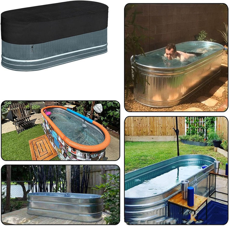 Waterproof UV-Resistant Rip-Proof Protective Lid Ice Bath Tank Cover  – Novyra
