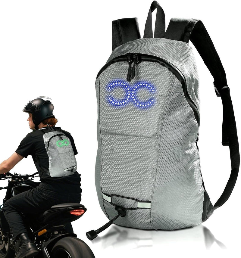 LED Travel Backpack – Waterproof Luminous Rucksack with Audio-Responsive Glow – Nexora