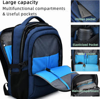 Water-Resistant Travel Laptop Backpack with USB Port & Organised Storage