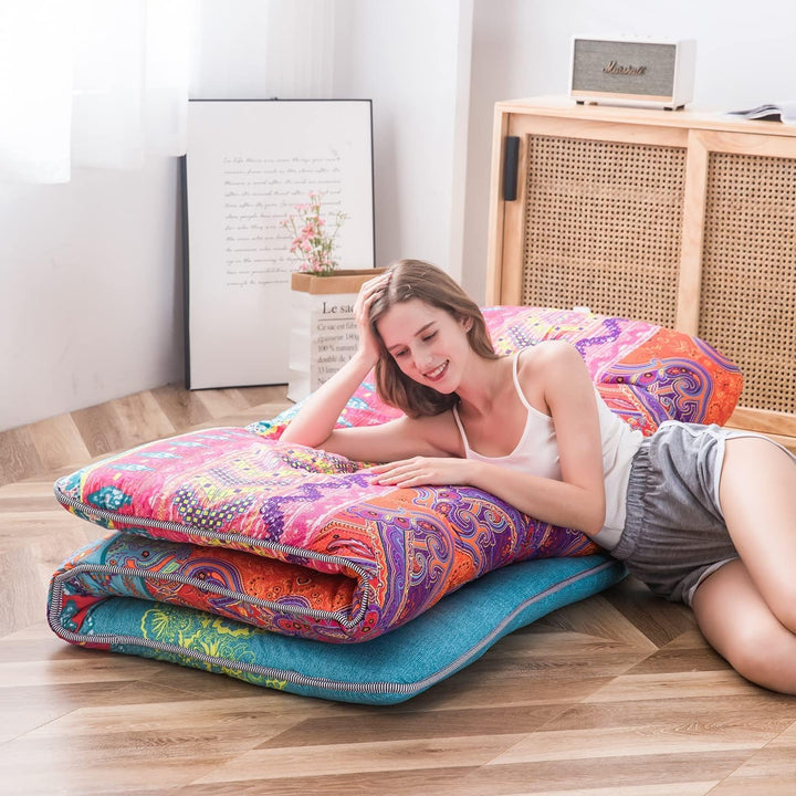 Foldable Japanese Futon Floor Mattress with Memory Foam Support – Arivon