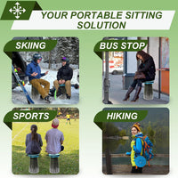 Collapsible Stool with Cushion – SitMax