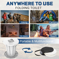 Portable Toilet with Adjustable Height – CampMate