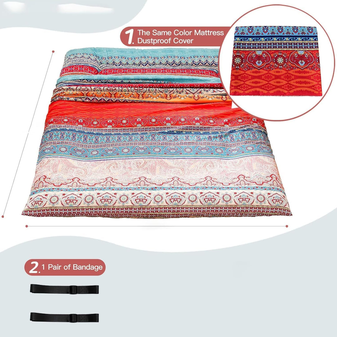 Foldable Japanese Futon Floor Mattress with Memory Foam Support – Arivon