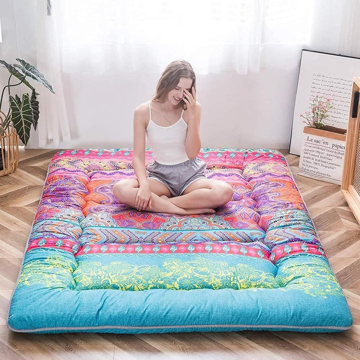 Foldable Japanese Futon Floor Mattress with Memory Foam Support – Arivon