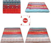 Foldable Japanese Futon Floor Mattress with Memory Foam Support – Arivon