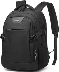 Water-Resistant Travel Laptop Backpack with USB Port & Organised Storage