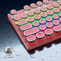 87-Key Mechanical Gaming Keyboard RGB Backlit Blue Switch