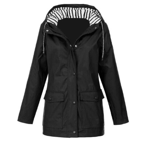 Water- and windproof women's jacket for autumn and winter – Leona