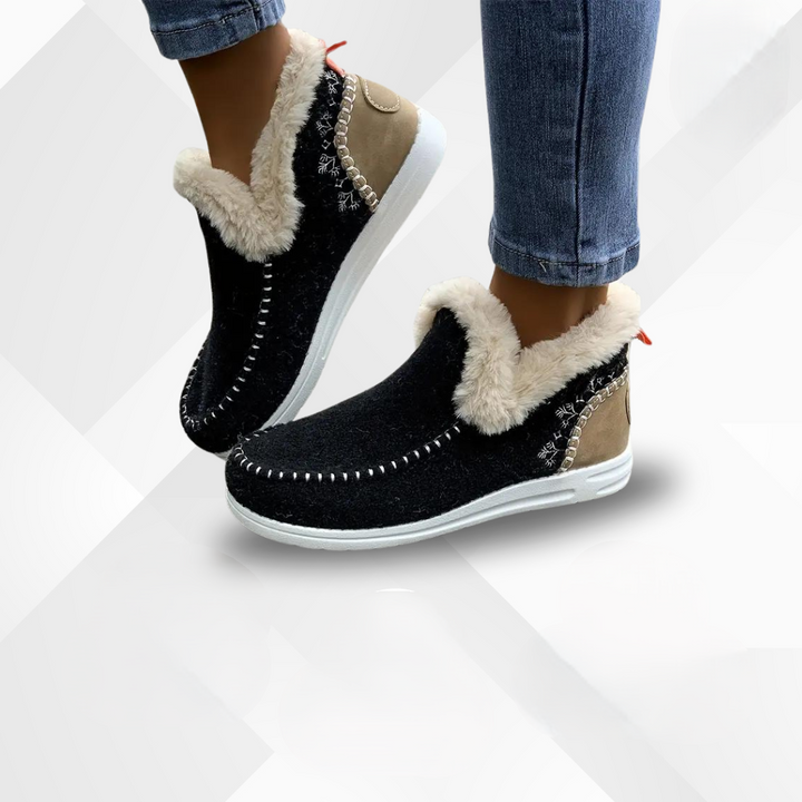 Ladies' comfort shoes with plush lining – Valeria