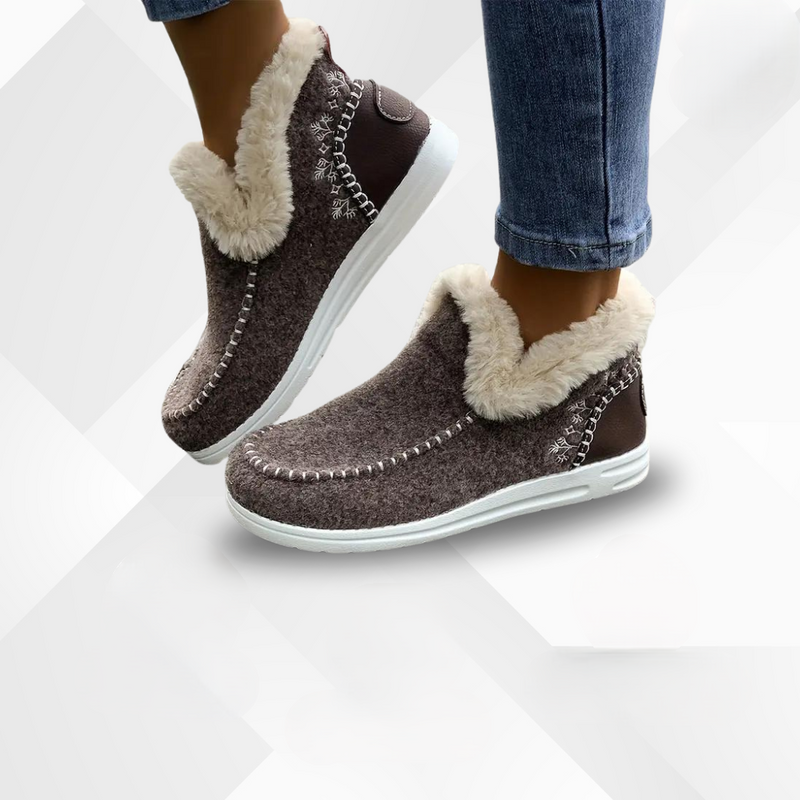 Ladies' comfort shoes with plush lining – Valeria