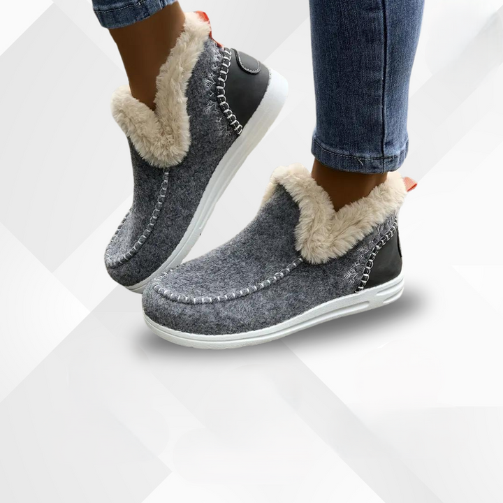 Ladies' comfort shoes with plush lining – Valeria