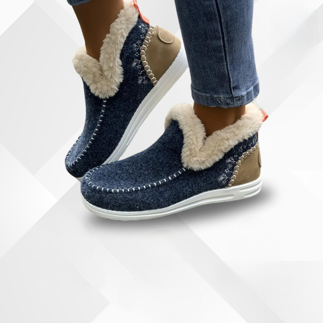 Ladies' comfort shoes with plush lining – Valeria