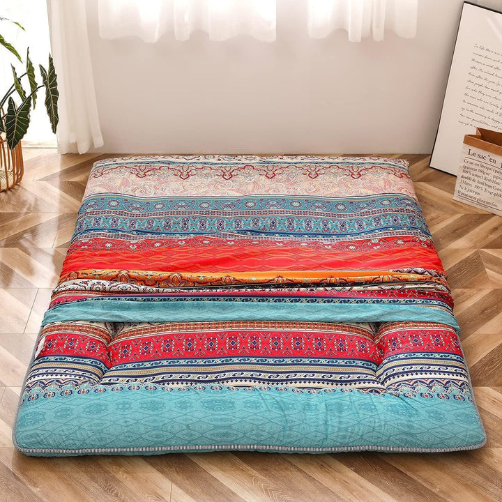 Foldable Japanese Futon Floor Mattress with Memory Foam Support – Arivon