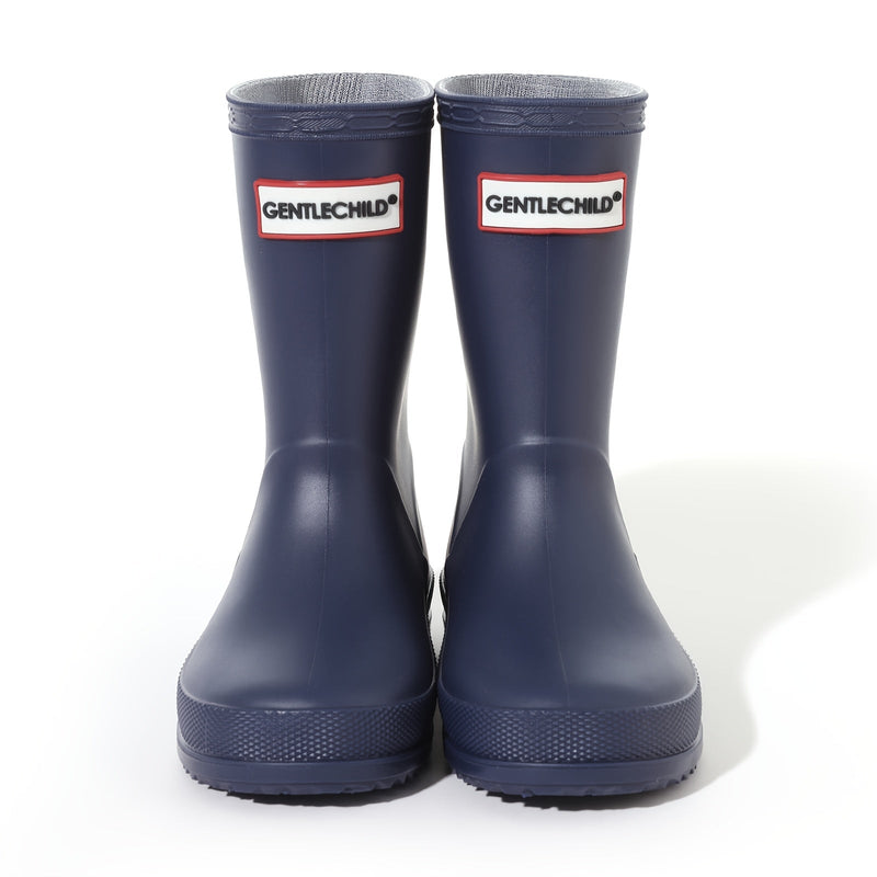 Children's solid-colour waterproof wellies – Noah
