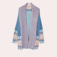 Ladies' Boho knit cardigan made from soft material – Selina
