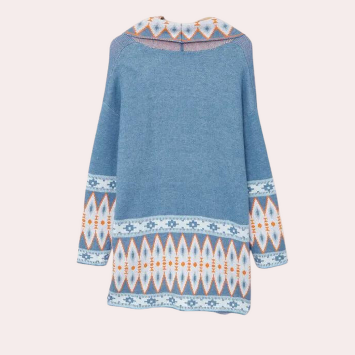 Ladies' Boho knit cardigan made from soft material – Selina