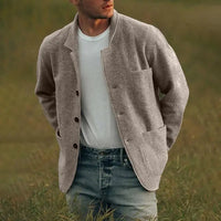 Men's cardigan with tailored fit – Dario