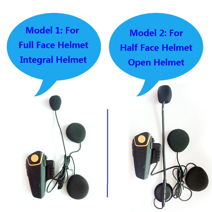 Waterproof Bluetooth Motorcycle Intercom with FM & 1000M Range – RoadLink