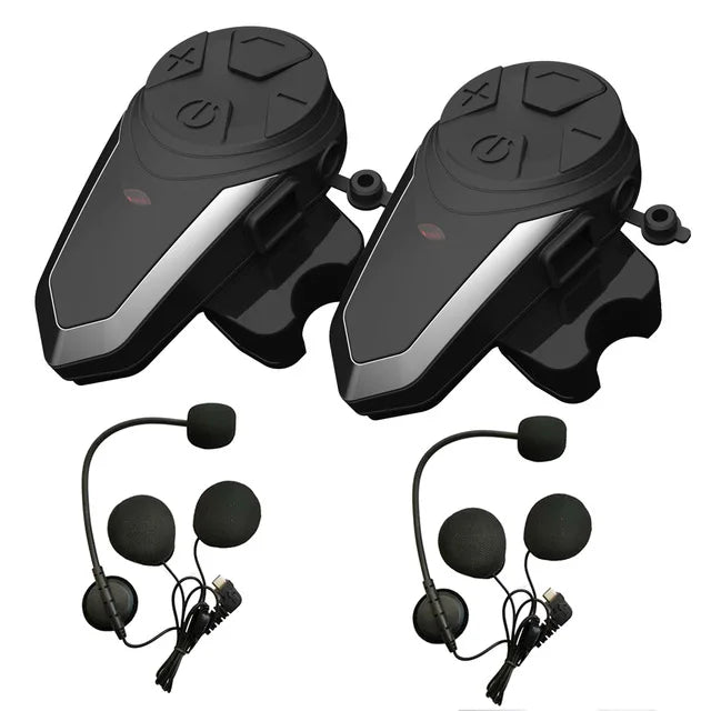 Motorcycle Helmet Bluetooth Intercom with FM & 1000m Range – RoadLink S3