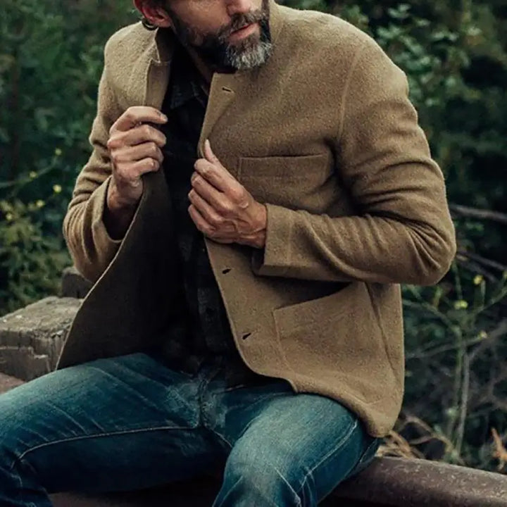 Men's cardigan with tailored fit – Dario