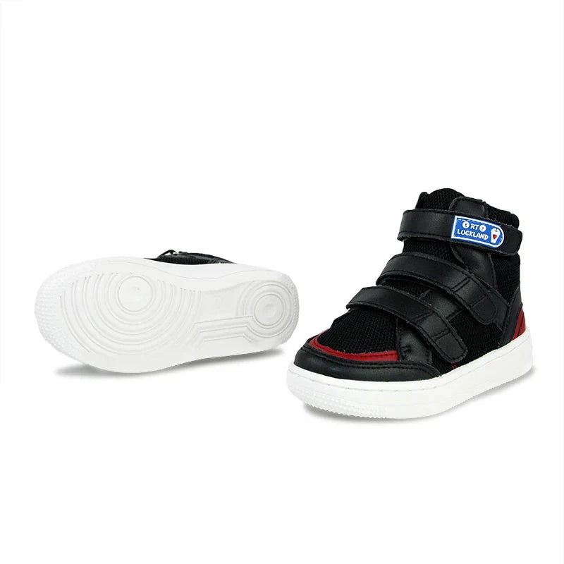 Children's orthopedic leather shoes with Velcro – Milo