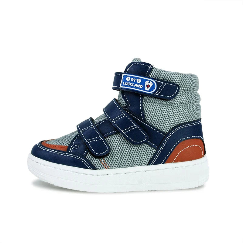 Children's orthopedic leather shoes with Velcro – Milo
