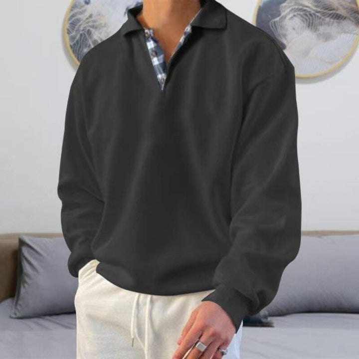 Lightweight men's summer sweater with a loose fit – Benedikt